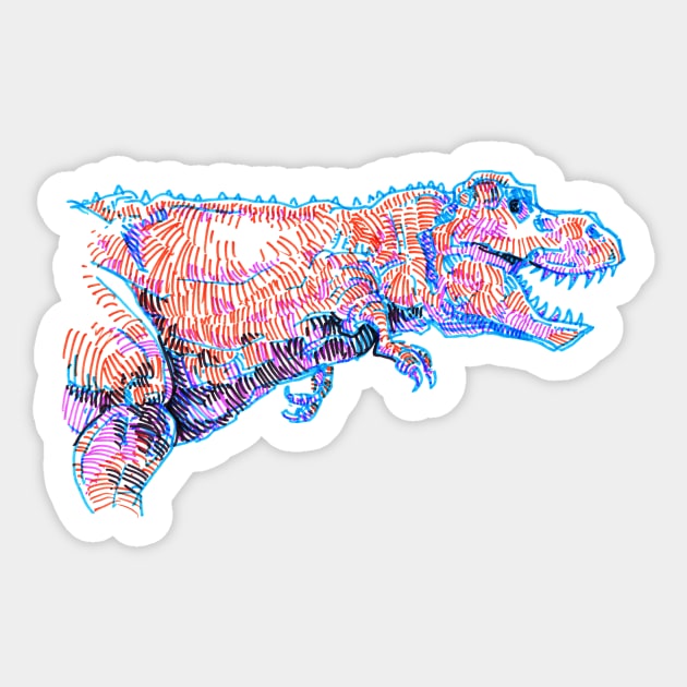 DinoBRITE Sticker by enoogs